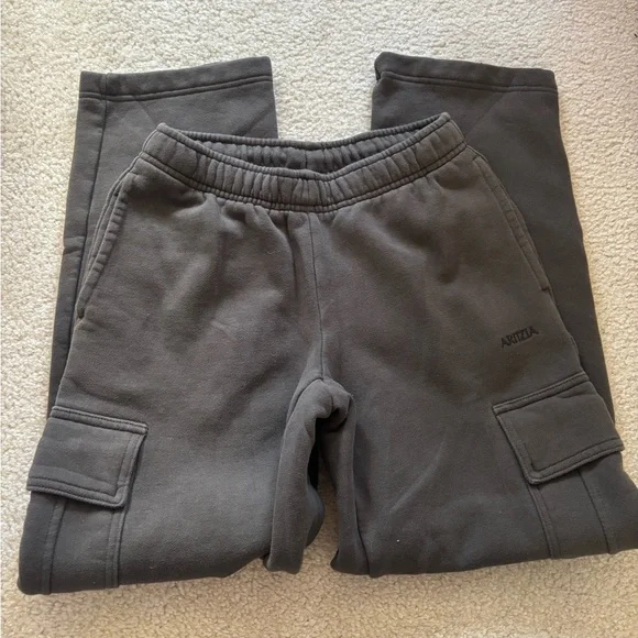 Aritzia Cozy Fleece Cargo Sweats - Picture 1 of 4
